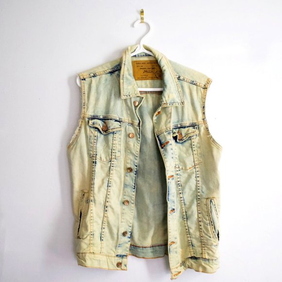 Zara Man Denim Vest - Picture 1 of 1